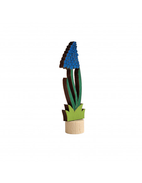 Blauw druifje steker