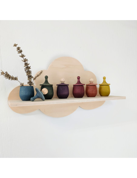Wandplank wolk
