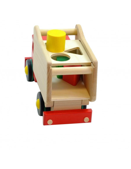 Houten sorteer vrachtwagen van Bajo
