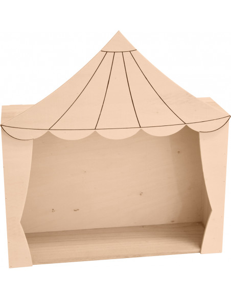 Wandplank circustent