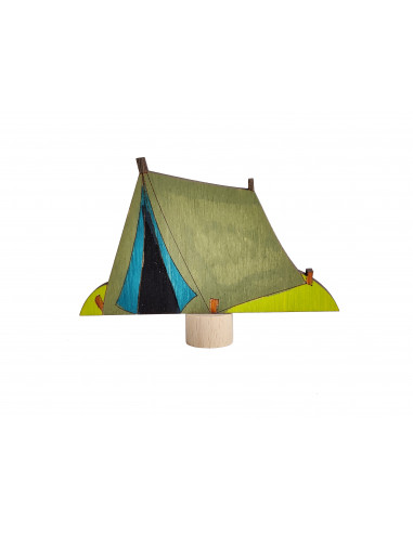 Tent steker