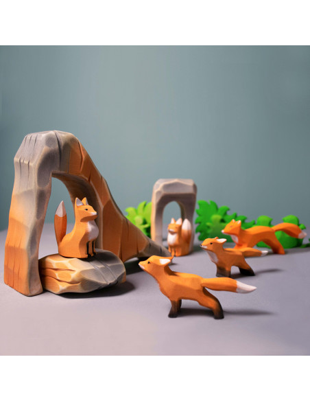 Kleine vos nieuwsgierig Bumbu Toys