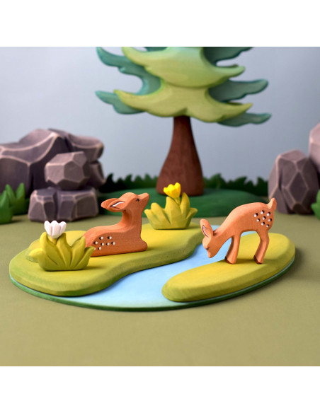 Herten kalfje etend Bumbu Toys