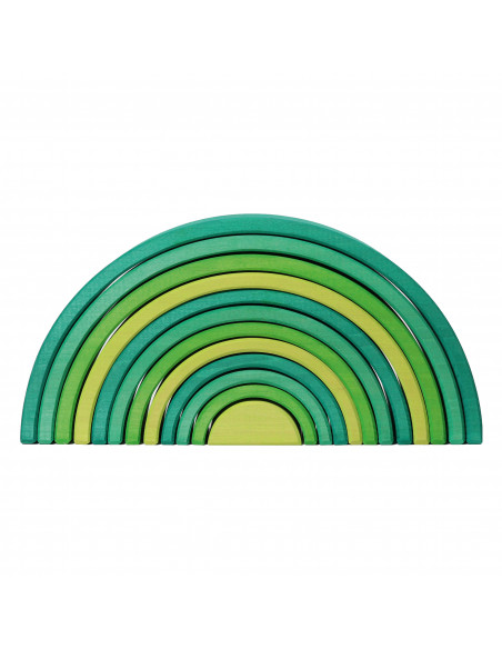 Regenboog groen donker