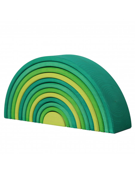 Regenboog groen donker