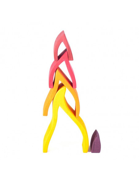 Stapel element vuur