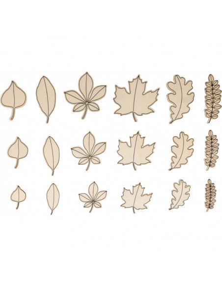 Herfstbladeren hout