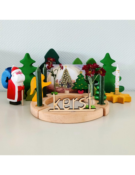Ansichtkaart Kerstboom Bijdehansje