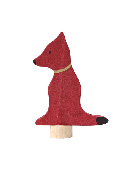 Hond steker voor verjaardagsring