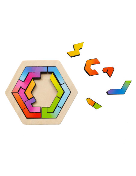 Mini puzzel hexagon