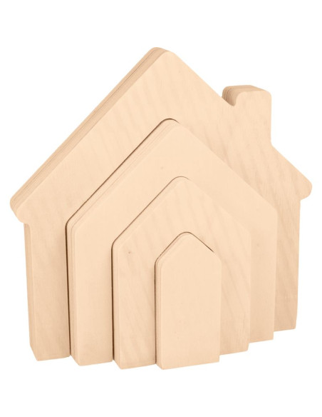 Knutsel stapel huis