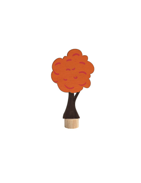 Herfstboom steker voor in verjaardagsring