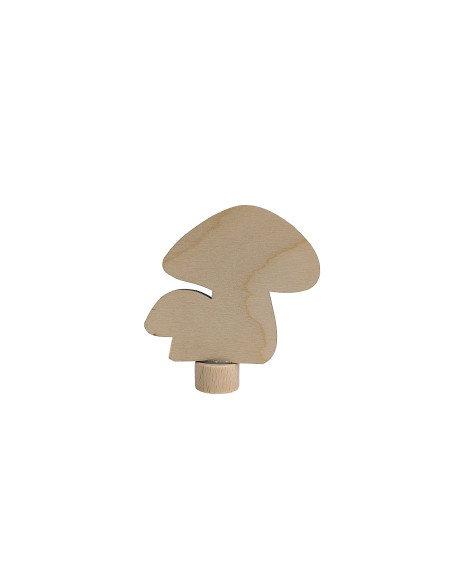 Rood/witte paddestoel steker