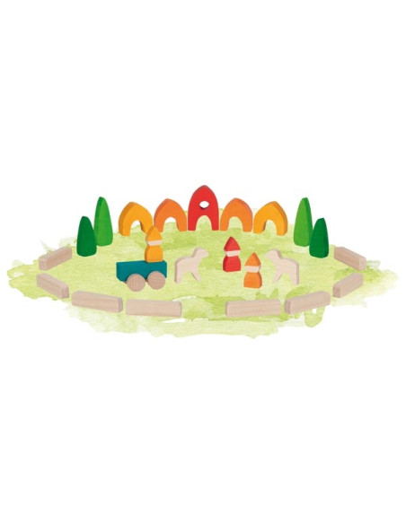 Mini kabouter blokken set