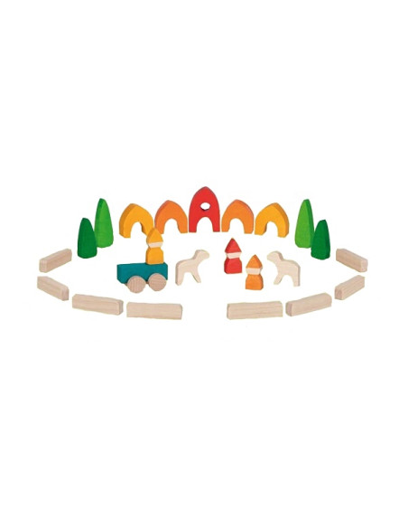 Mini kabouter blokken set