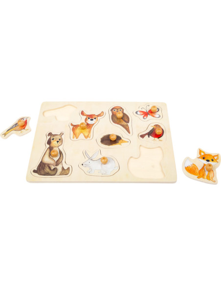 Insteekpuzzel bosdieren