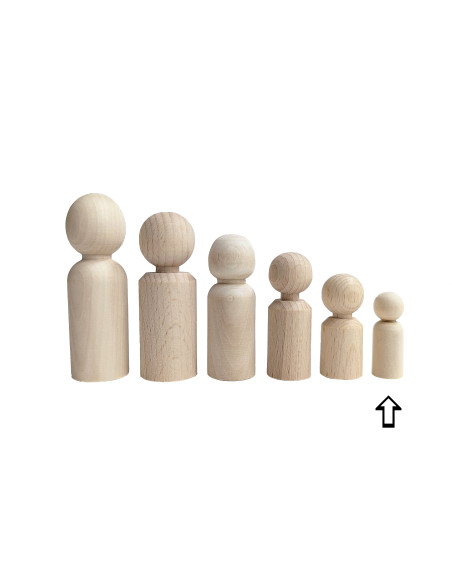 Peg doll recht 41 mm