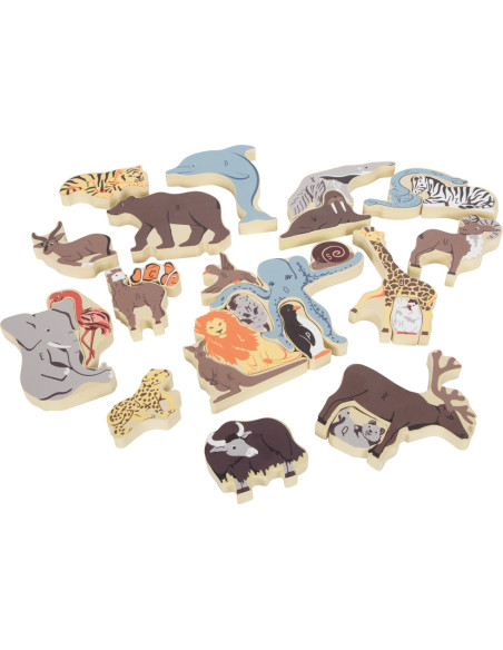 Dieren letter puzzel