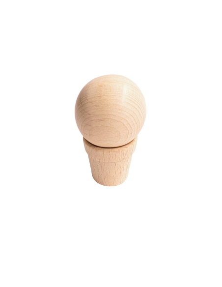Houten bal 3,5 cm