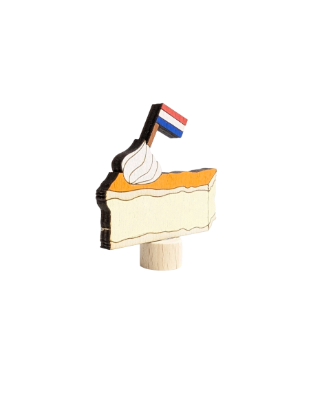 Oranje tompouce steker