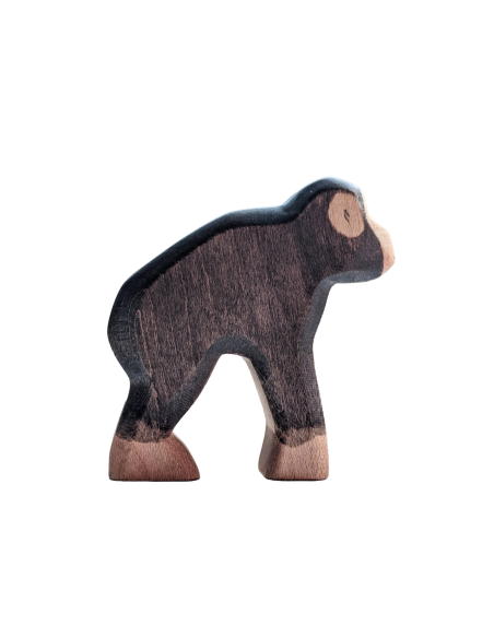 Chimpansee Holzwald