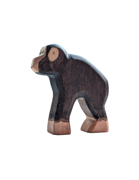 Chimpansee Holzwald