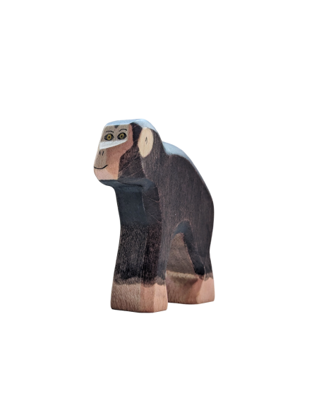Chimpansee Holzwald