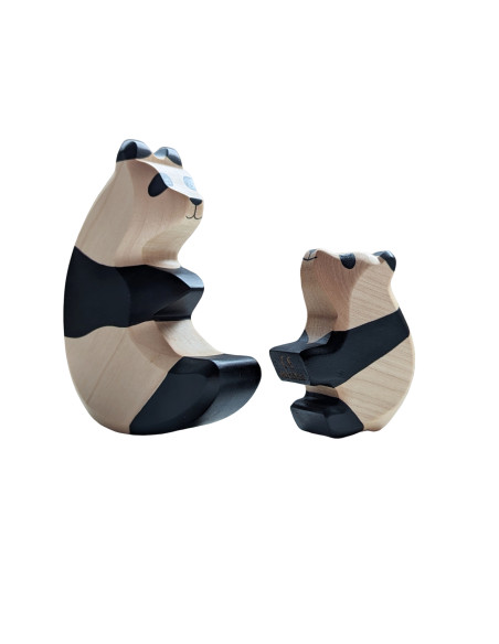 Panda klein Holzwald