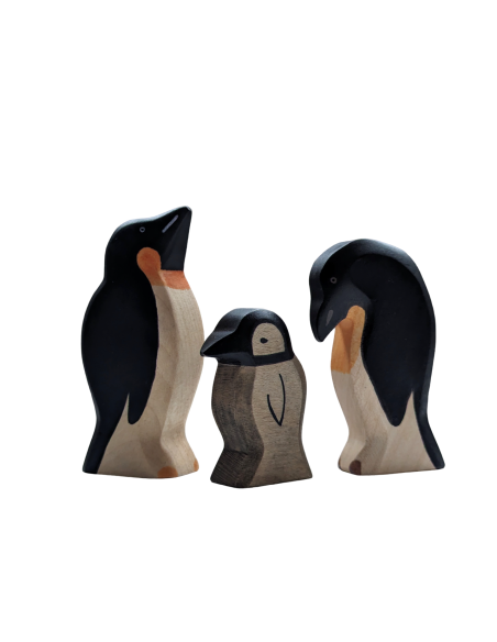 Pinguïn kop omhoog Holzwald