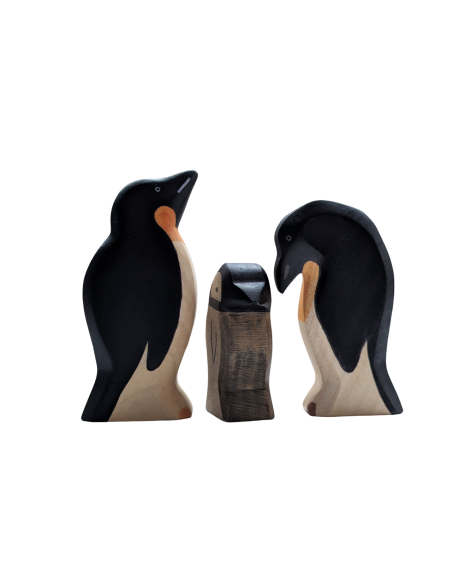 Pinguïn kop omhoog Holzwald