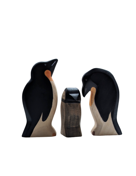 Pinguïn kop omhoog Holzwald