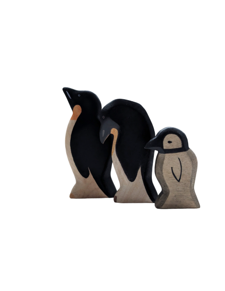 Pinguïn kop omhoog Holzwald