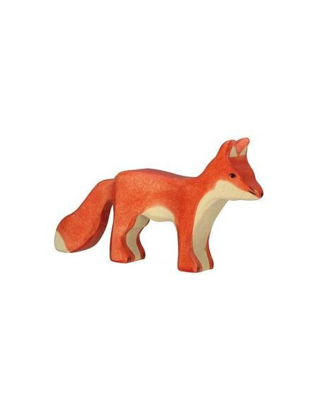 houten staande vos Holztiger