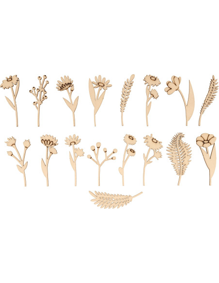 Bloemen set knutselen