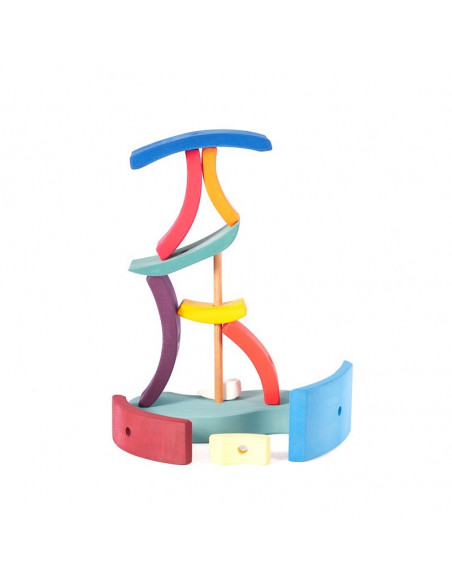 Stapeltoren zeilboot