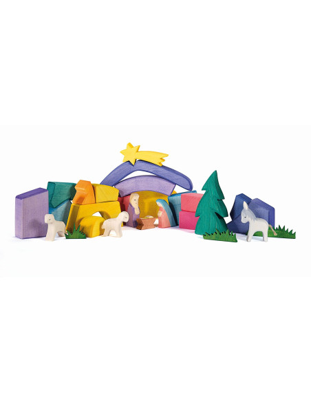 Kerststal blokkenset