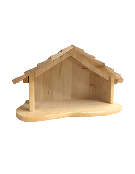Houten stal groot