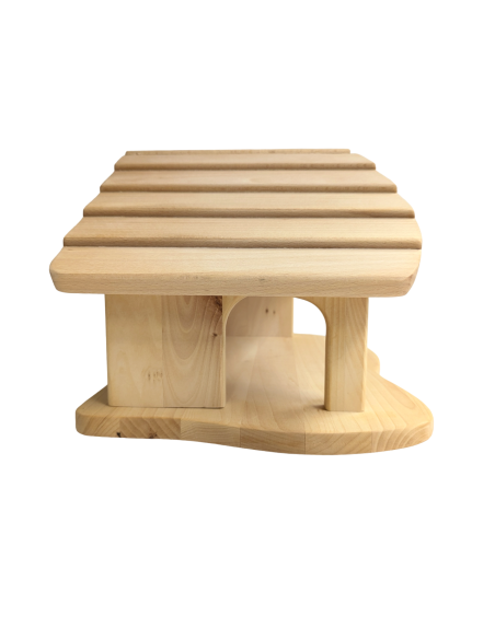 Houten stal groot