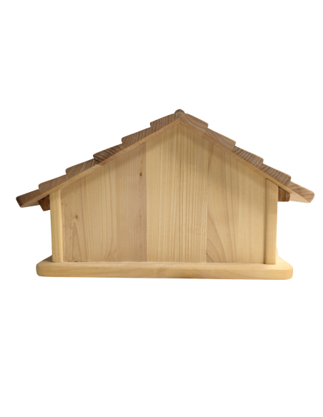 Houten stal groot