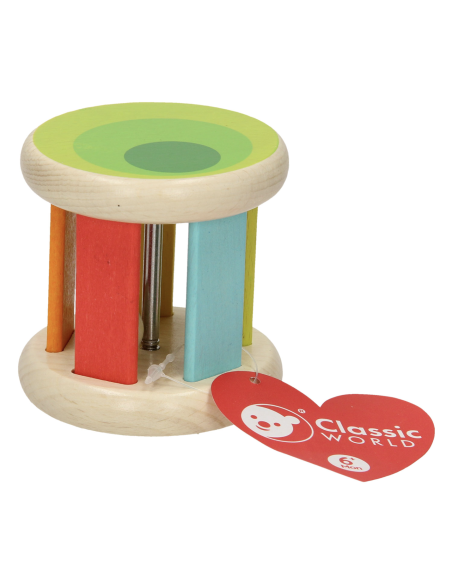 Gezellige houten baby roller