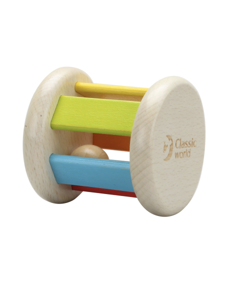 Gezellige houten baby roller