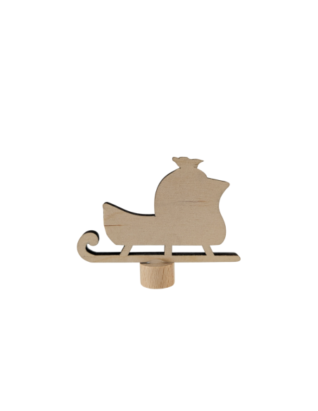 Kerstman slee steker