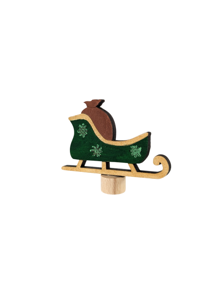 Kerstman slee steker