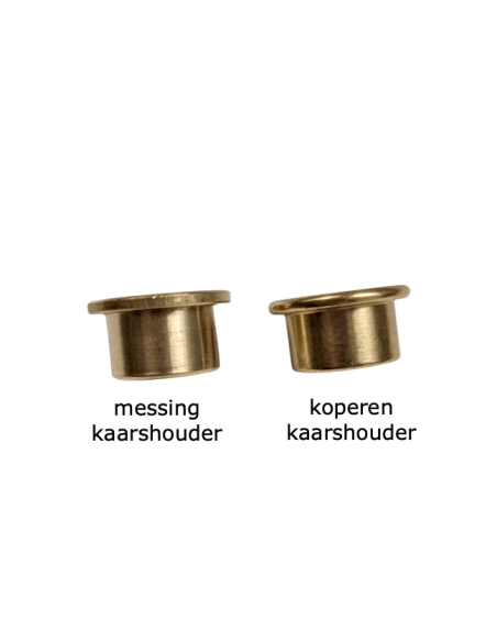 Kaarshouder messing