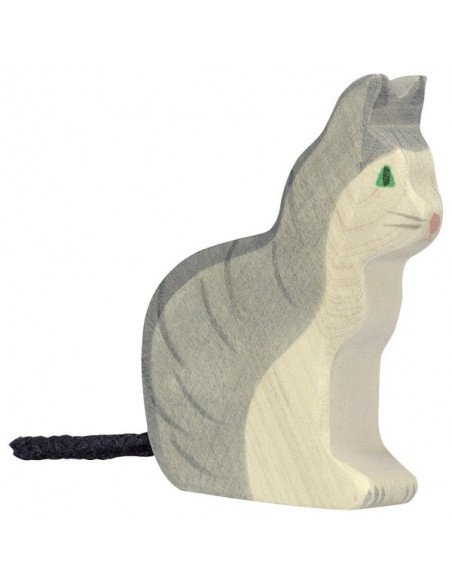 Zittende kat Holztiger