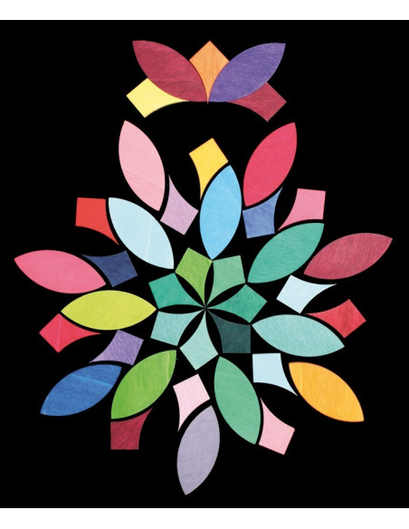 Mozaiek grafische cirkels