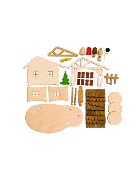 Knutsel kerststal