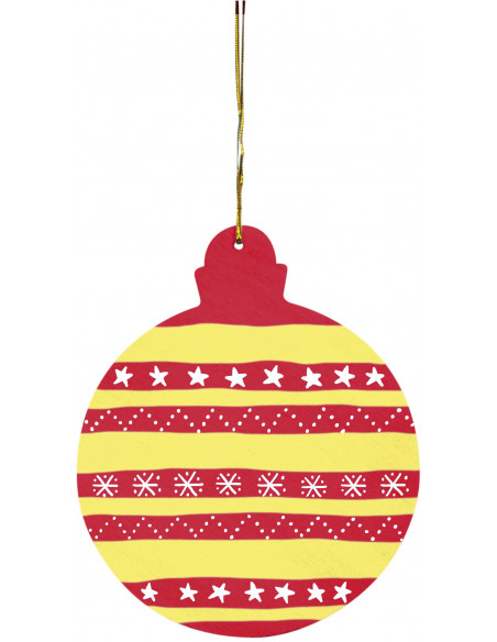 Knutsel kerstbal