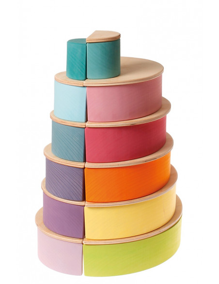 Halve cirkels naturel