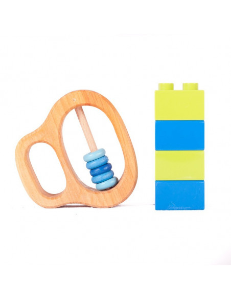 Rammelaar kralen blauw